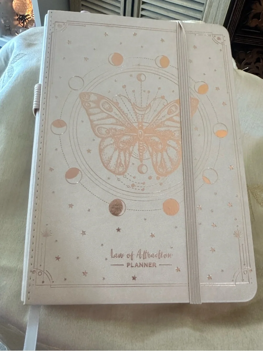 Law of Attraction Undated Weekly & Monthly Planner, 12-Month Journey Journal.